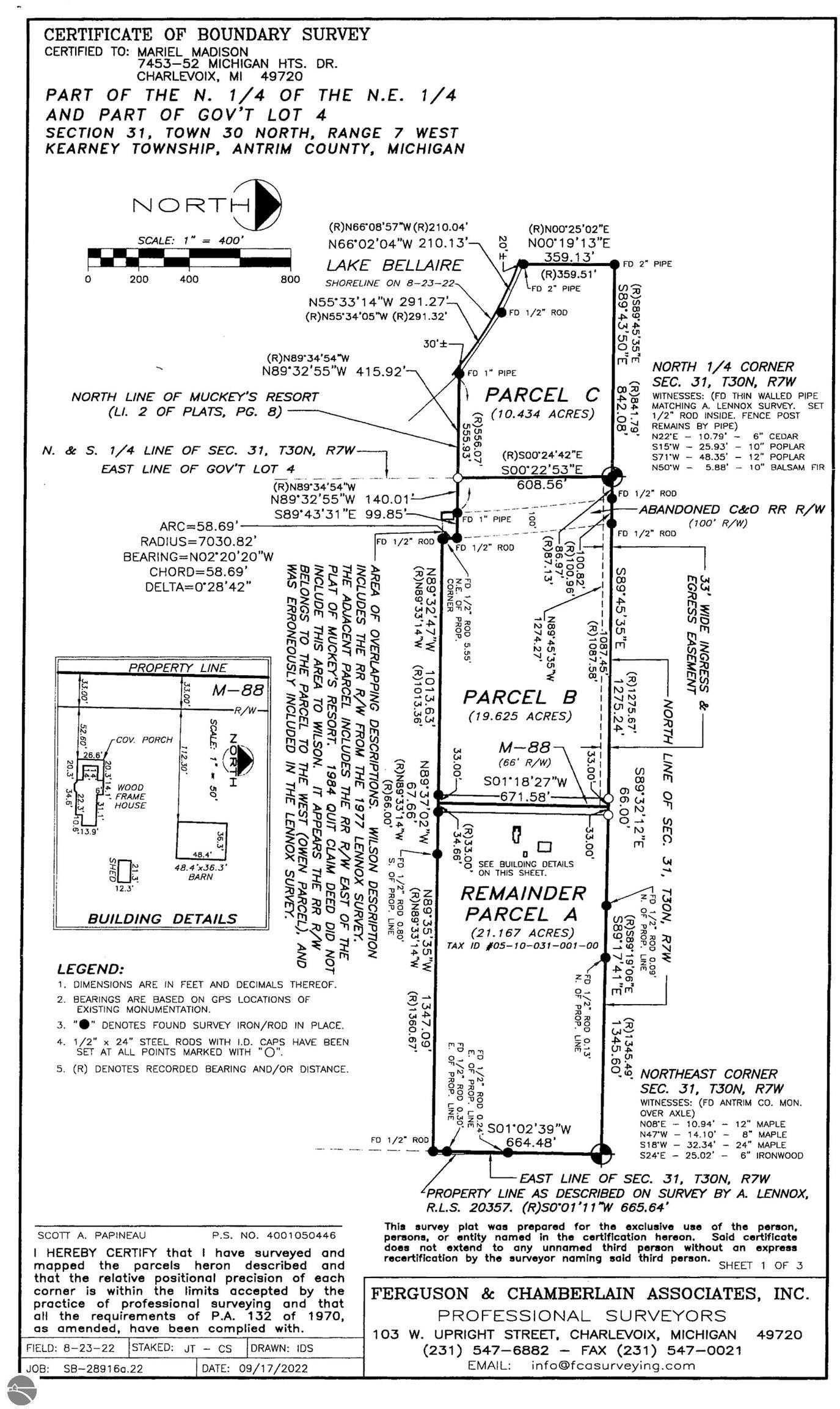 Image 4: This Lot is Parcel B of this Survey