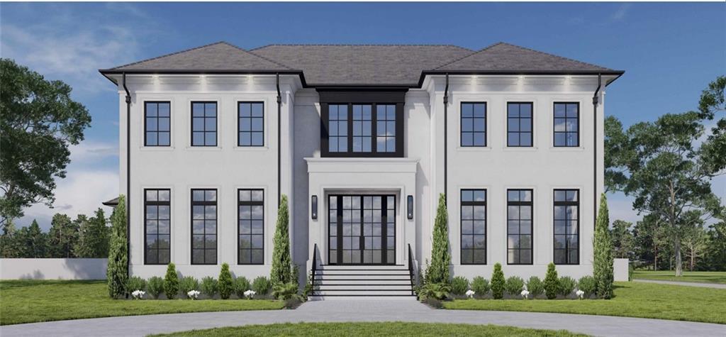 Image 2: Front Elevation of Existing Plans