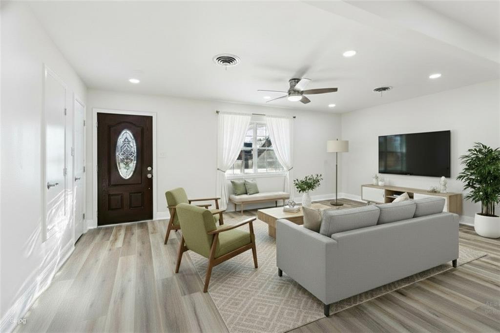 Image 3: Living Room Staged - 370 Barton