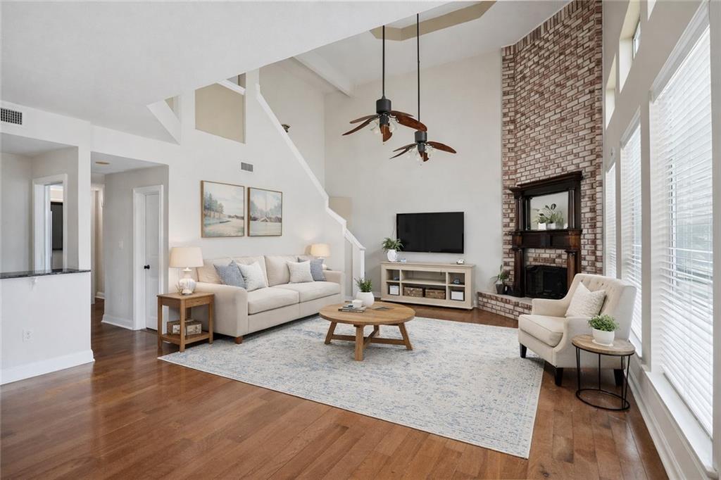 Image 2: Living Room Virtually Enhanced