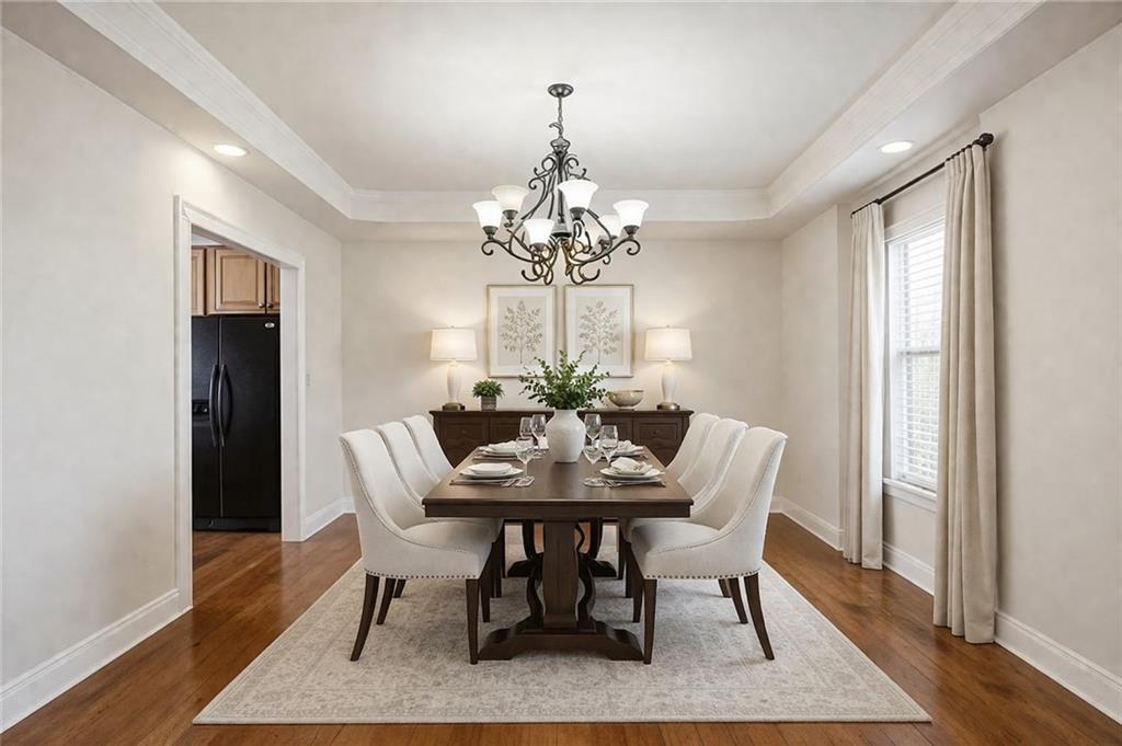 Image 4: Dining Room Virtually Enhanced
