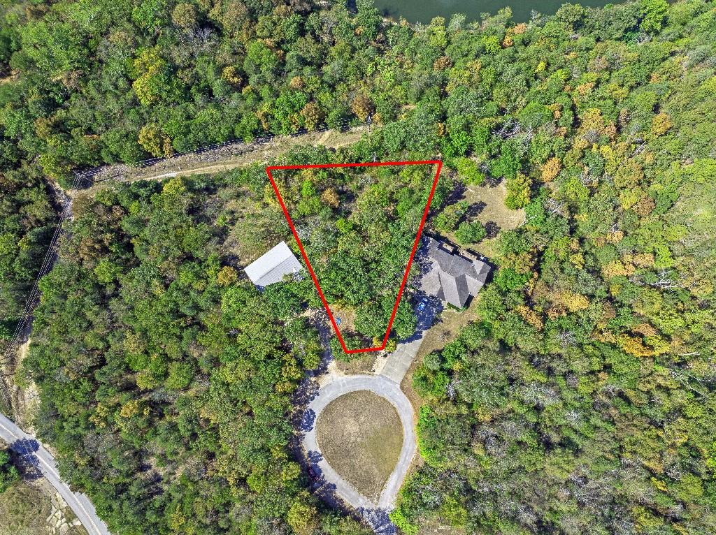 Image 2: Aerial view of property's location with property b