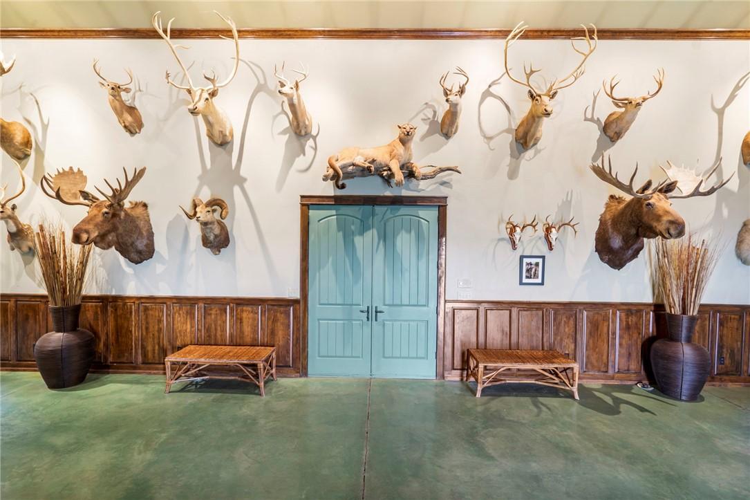 Image 1: Trophy Lodge (taxidermy conveys with sale)