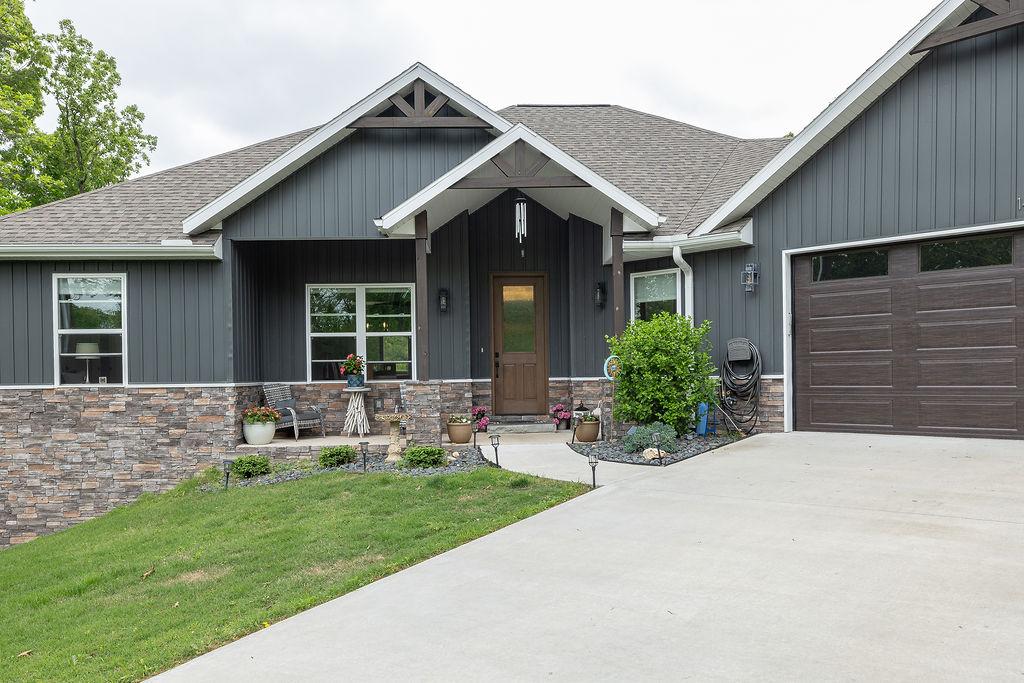 Image 1: Welcome to this stunning custom-built home. One re