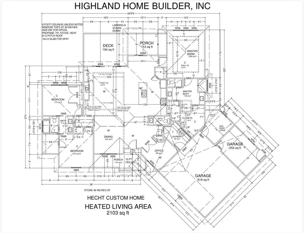 Image 2: This one-level home was built in 2023. Split bedro