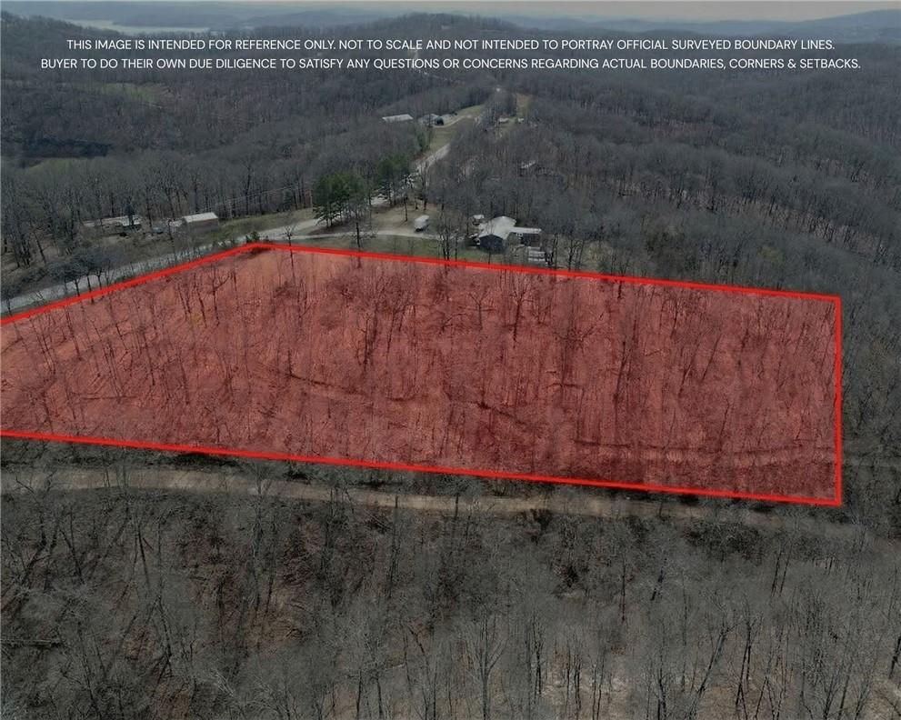 Image 3: Aerial overview of property's location featuring a