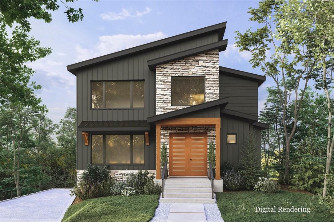 Image 3: Digital rendering of the front of the home.