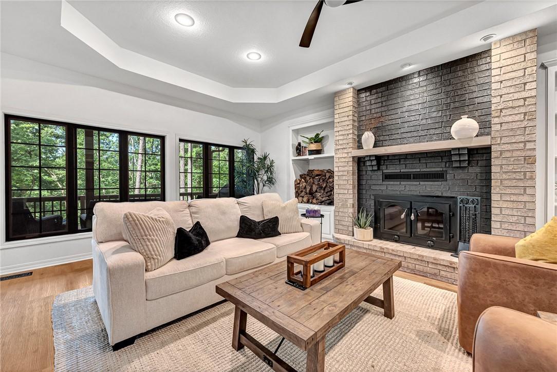 Image 4: Family Room upgrades include fresh interior paint,