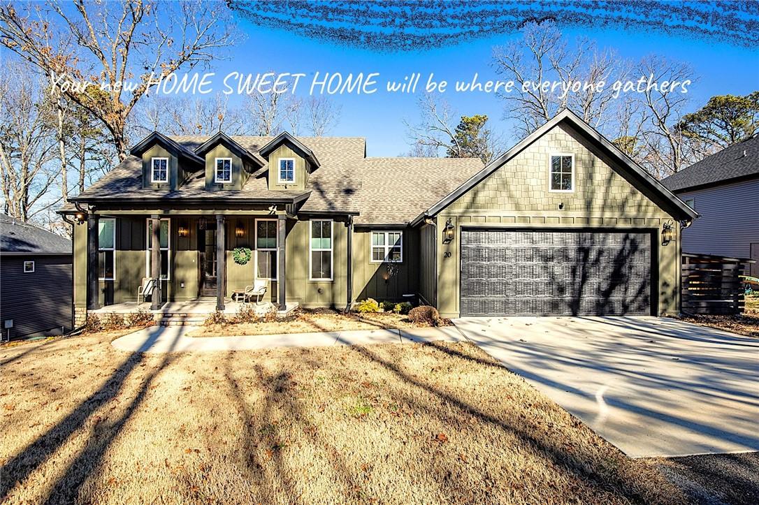 Image 4: Black finish accent listing across front of home