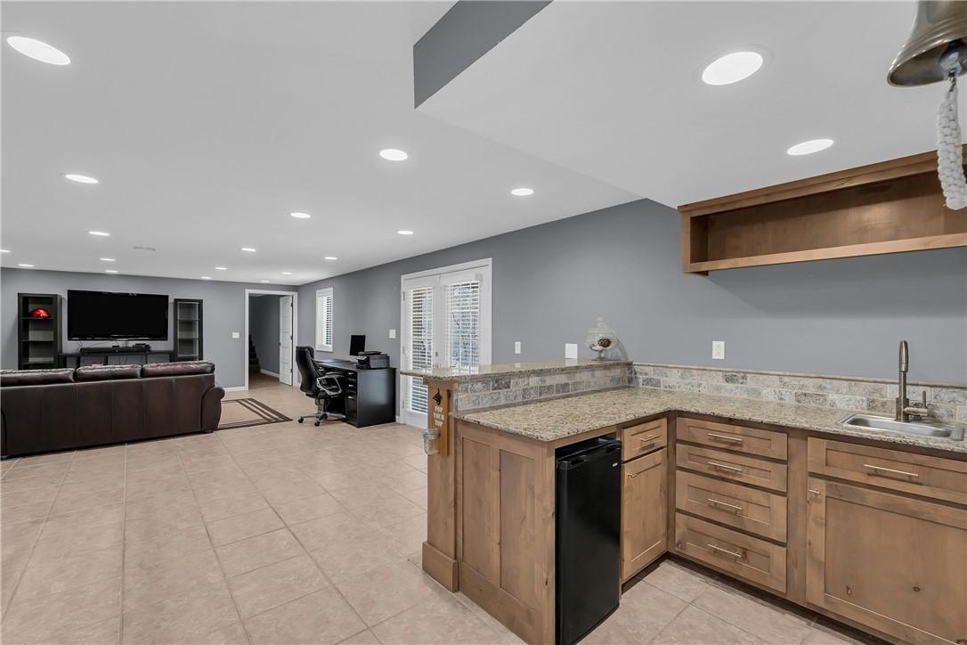 Image 4: Walkout Basement recreation room, perfect for an i