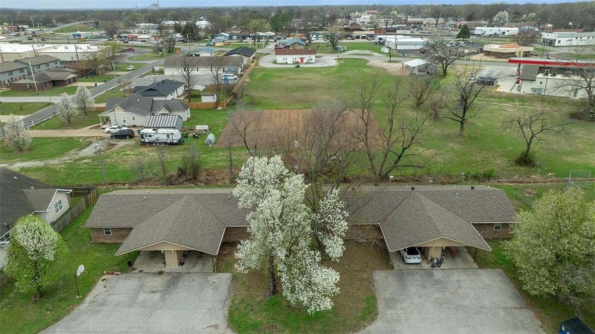 Image 1: Aerial view of residential area