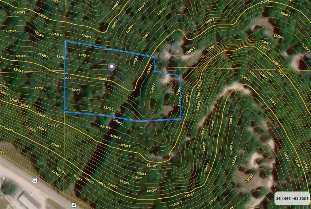 Image 2: Topographic Map. Illustrating contour lines and el