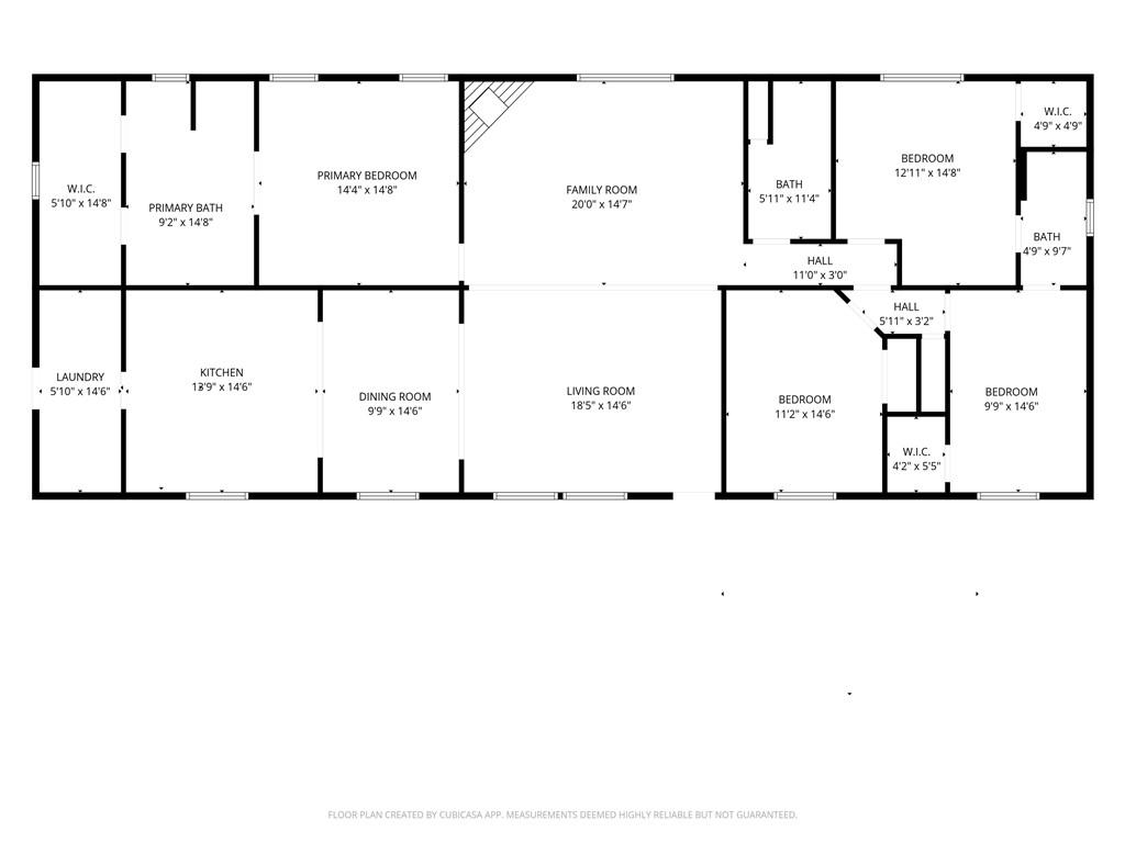 Image 2: Floor plan, notice the split plan and large ensuit