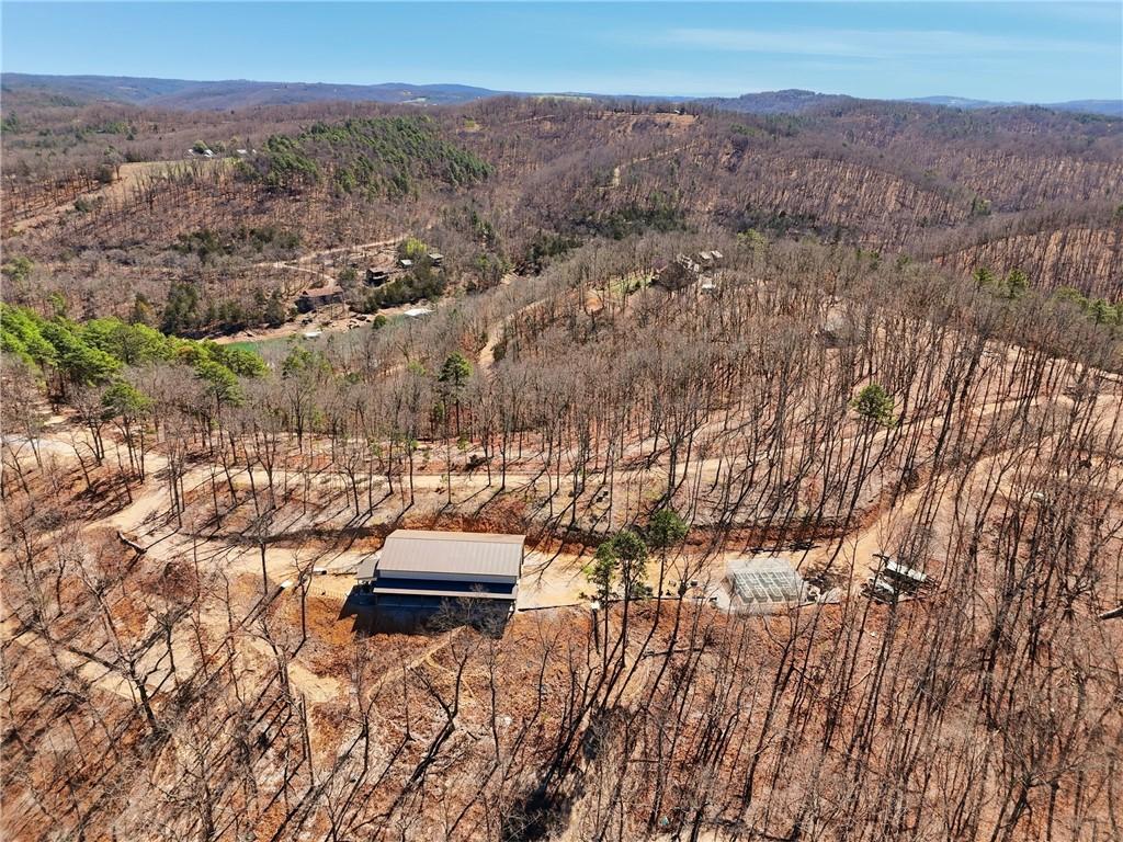 Image 4: Drone / aerial view of large workshop with apartme