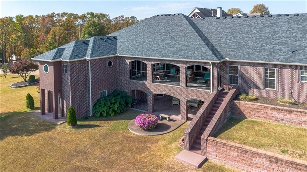 Image 2: Stunning view of the back of the home