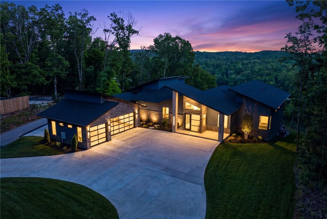 Image 3: Contemporary-style residence featuring a distincti