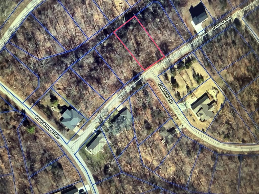 Image 2: Aerial Parcel Map. Outlining the property boundari