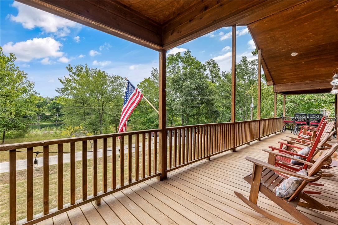 Image 3: Guests love the serene river view from the wraparo