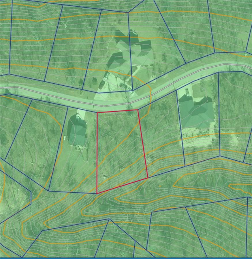 Image 3: Aerial Survey Map. Parcel identification with boun