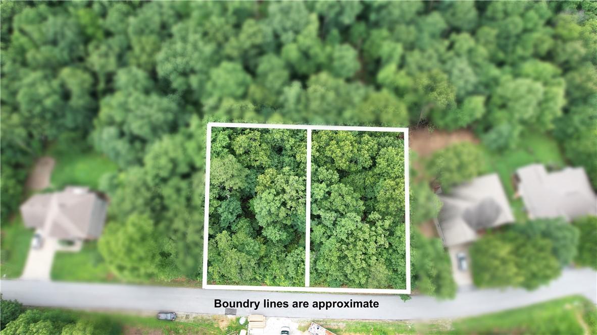 Image 1: Wooded lot offering extensive tree coverage and a