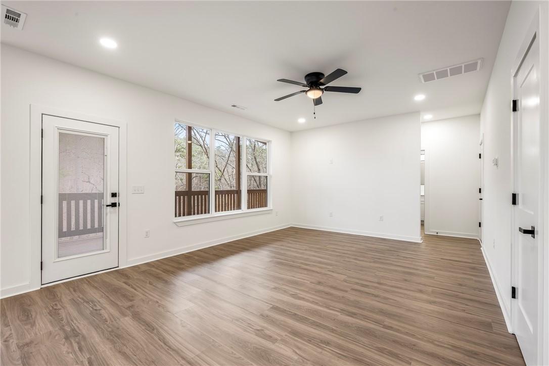 Image 3: Foyer entrance featuring wood finished floors, rec