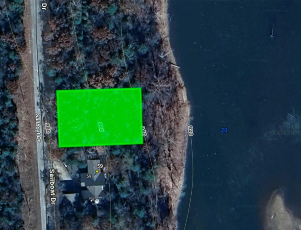 Image 2: Arial of property and proximity to Corp line lake