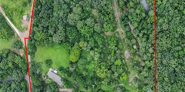 Image 3: Expansive wooded parcel featuring a primary reside