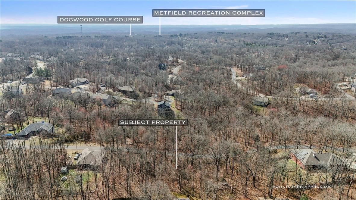 Image 2: Aerial overview of property's location featuring a