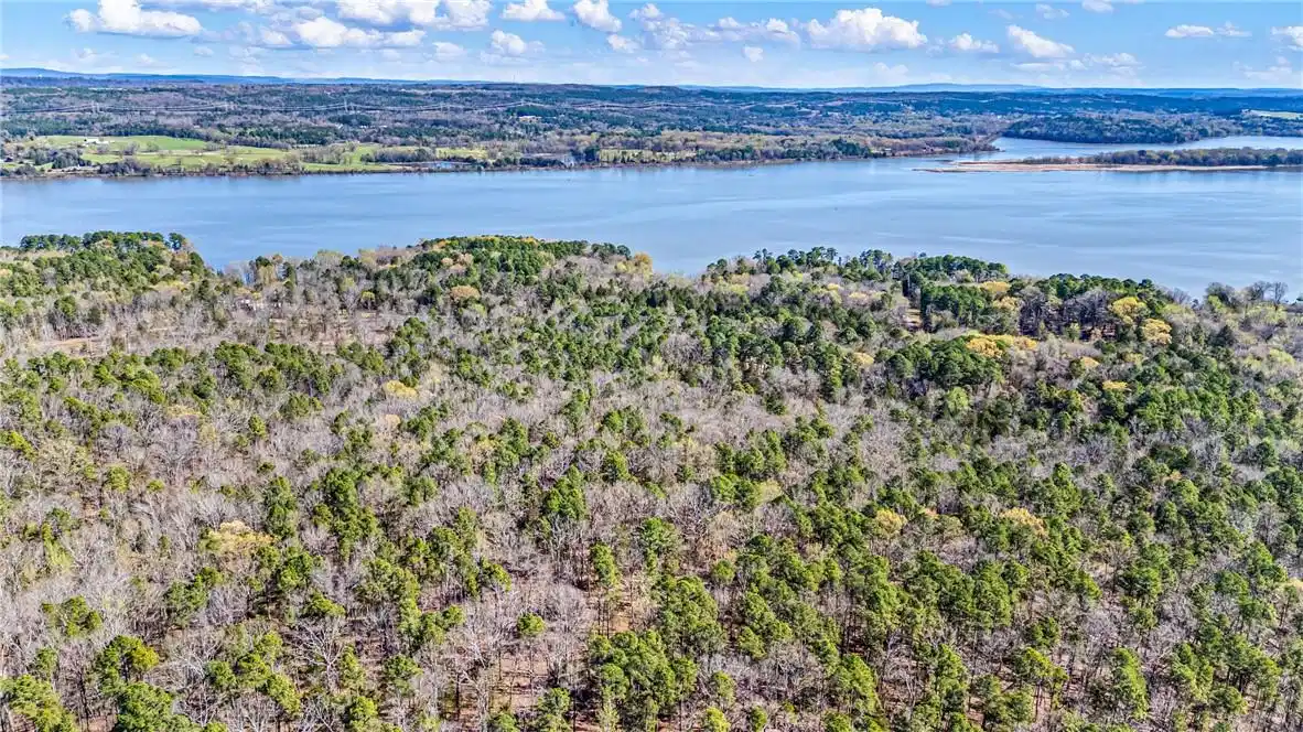 Image 1: Bird's eye view of a large body of water