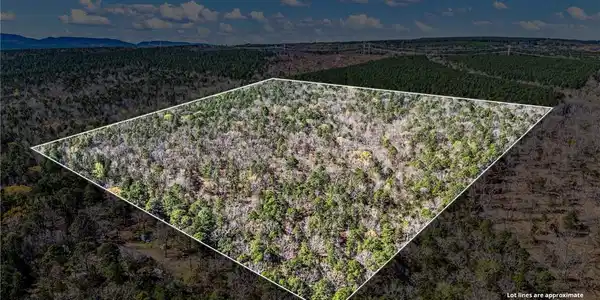 Image 3: Aerial view of property's location with property p