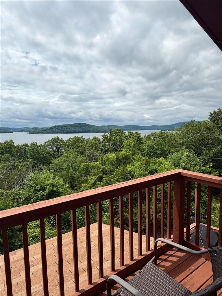 Image 1: Stunning deck view of Beaver Lake