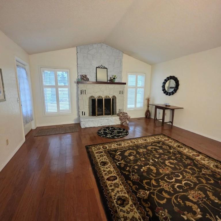 Image 4: Plantation Shutters, Fireplace wood floors and vie