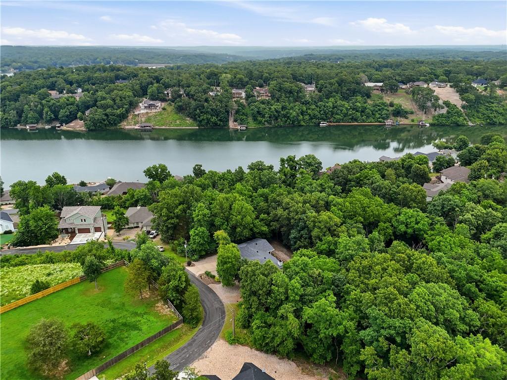 Image 4: Aerial overview highlighting the property located