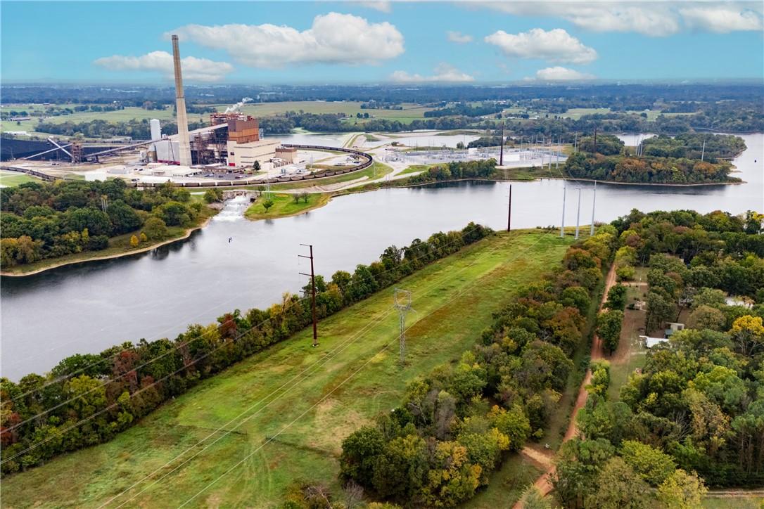 Image 1: Bird's eye view of a large body of water