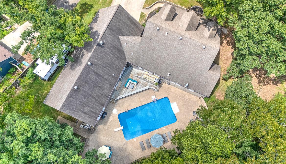 Image 4: Aerial perspective of a residence featuring a rect