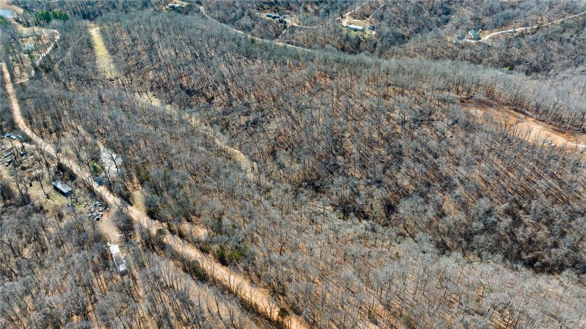 Image 2: Aerial view of property's location with a forest