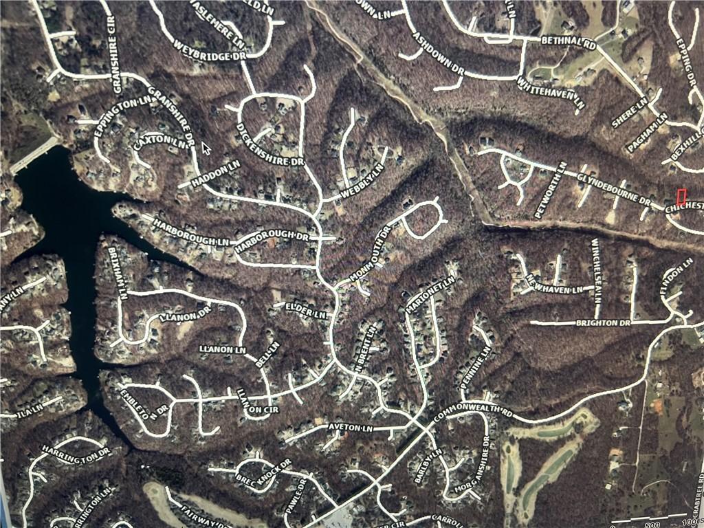 Image 1: Aerial overview of property's location