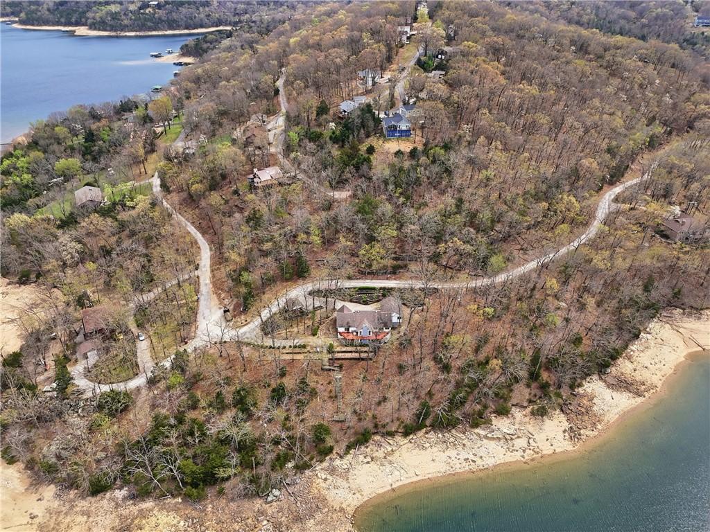 Image 4: Aerial perspective showcasing a residential proper