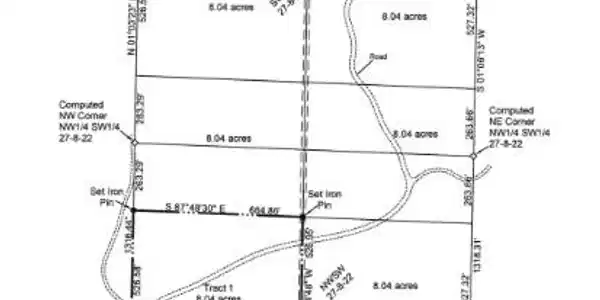 Image 3: Land Survey Plat. Illustrating parcel divisions, a