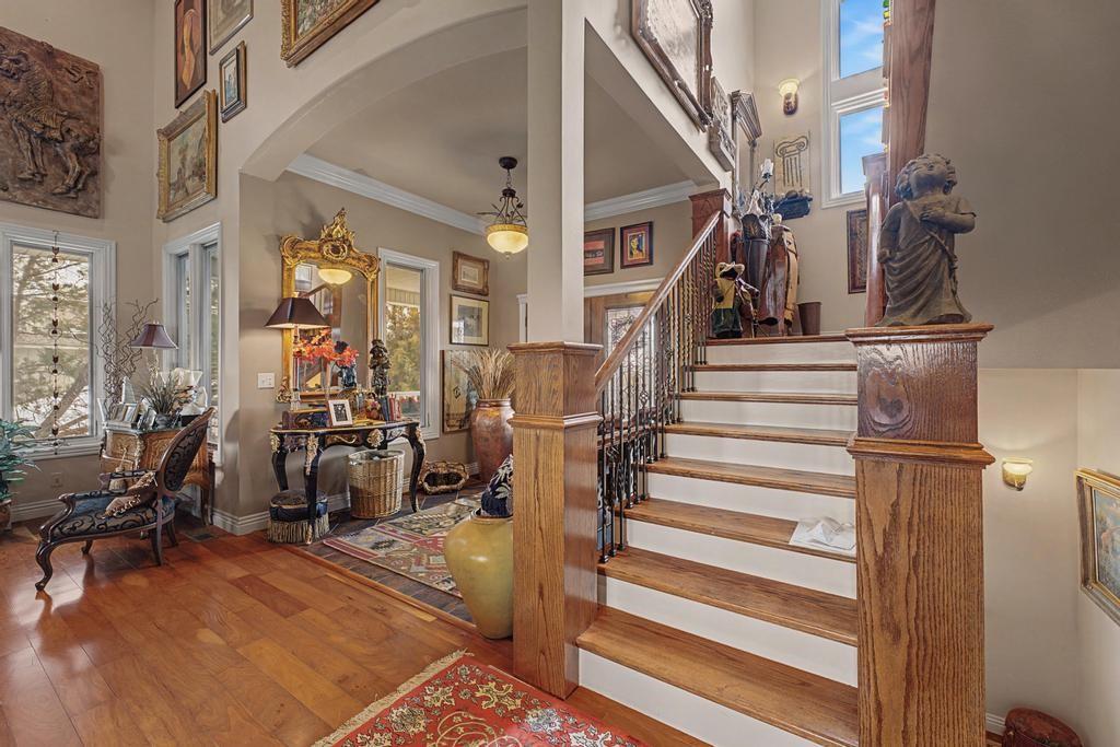 Image 4: Rich wood accents throughout the home.