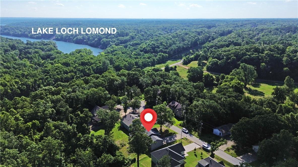 Image 3: Aerial perspective showcasing a residential area a