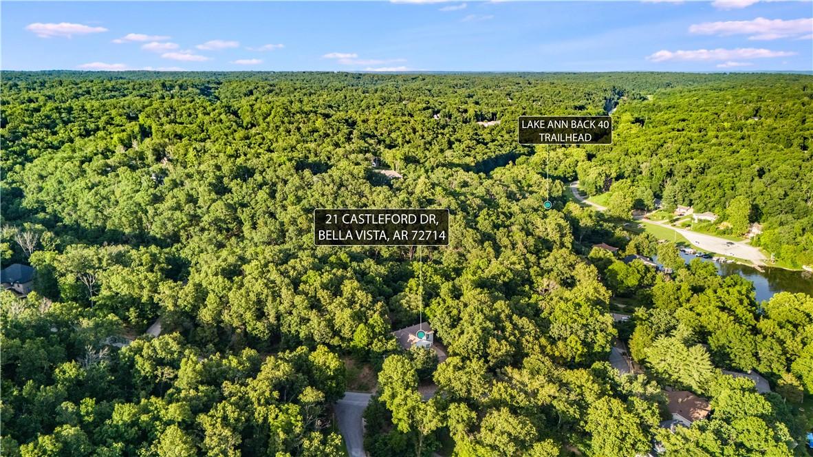 Image 3: Expansive wooded landscape with scattered resident