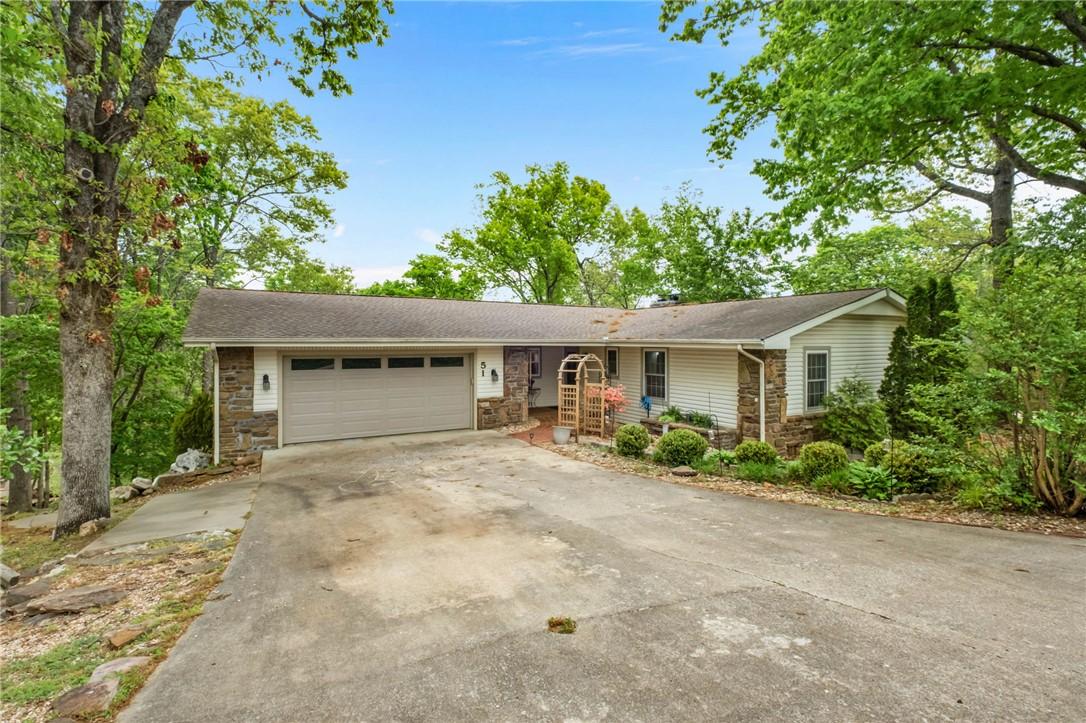 Image 3: Ranch-style residence featuring a two-car garage,
