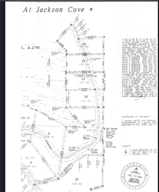 Image 4: Survey showing acreage