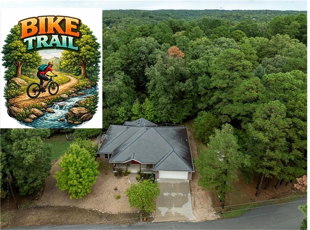 Image 1: View of subject property featuring a forest