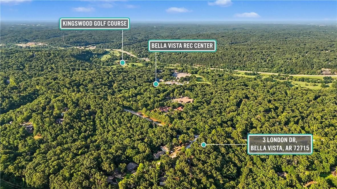 Image 4: Aerial view showcasing expansive tree canopy surro