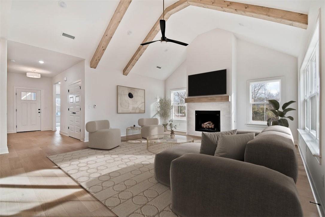 Image 3: Living Room, virtually staged