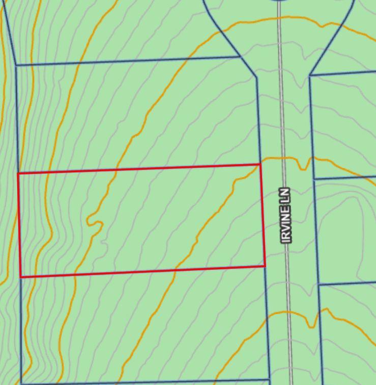 Image 1: Topographic Survey Map. Displaying property bounda