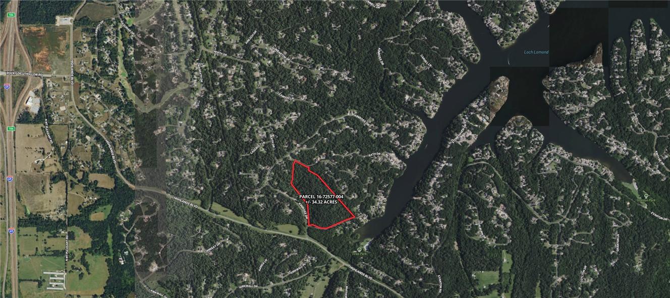 Image 3: Property Aerial Map. Displaying the property's bou