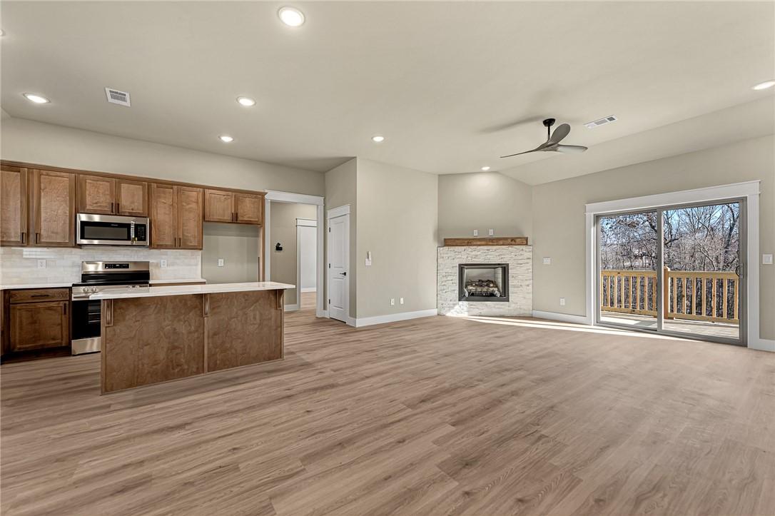 Image 2: Kitchen featuring appliances with stainless steel